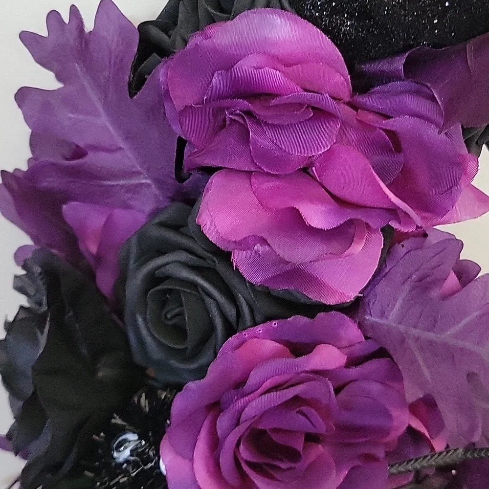 Handmade crescent wreath